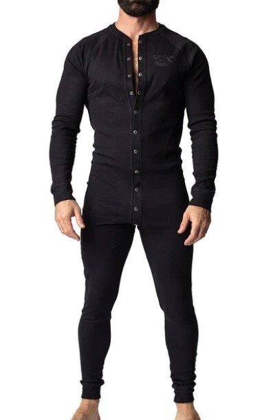NASTY PIG UNION SUIT BLACK