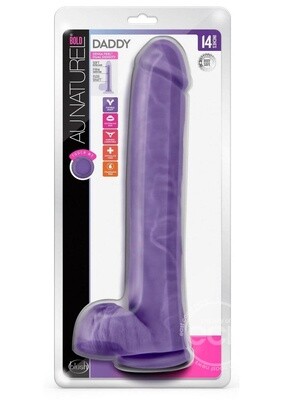 AU NATUREL BOLD DADDY WITH SUCTION CUP AND BALLS 14"