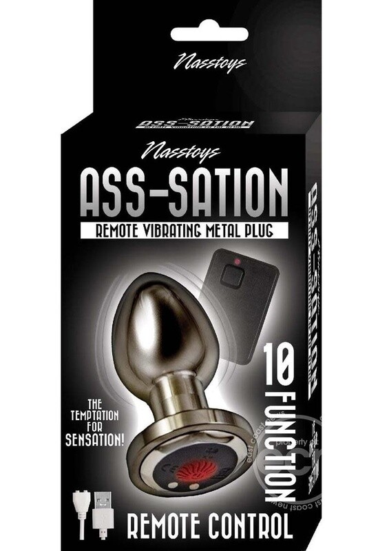 ASS-SATION REMOTE VIBE METAL PLUG