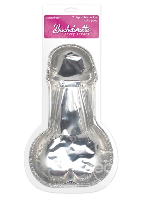 DISPOSABLE PECKER CAKE PAN 2PK
