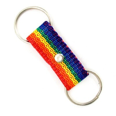 KEYCHAIN-NYLON DOUBLE ENDED RING