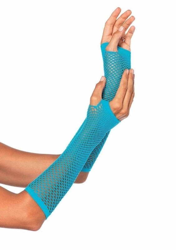 TRIANGLE NET FINGERLESS GLOVES ONE SIZE