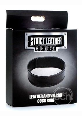 Cock Gear Velcro Leather Cock Ring 