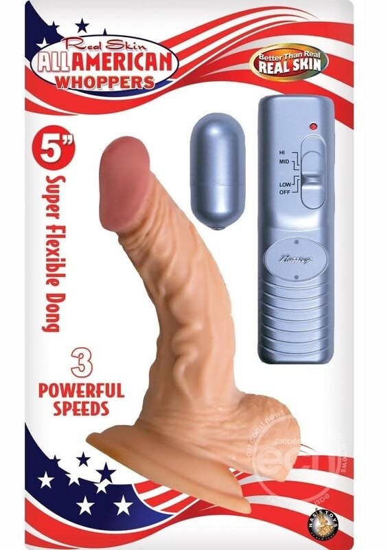 ALL AMERICAN WHOPPER 5" WITH BALLS FLESH