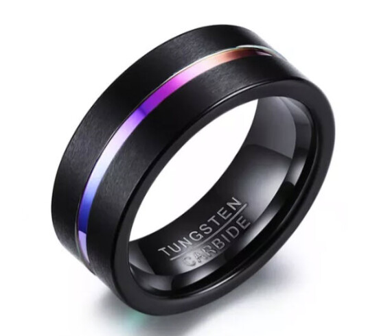 BISEXUAL IRIDESCENT PRIDE RING