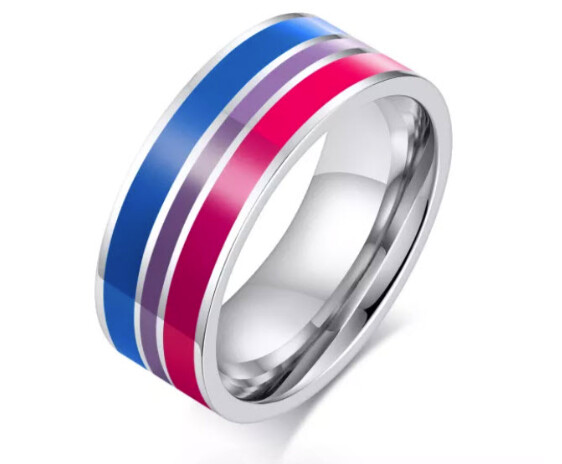 BISEXUAL PRIDE RING