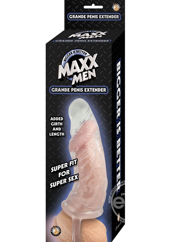 MAXX MEN GRANDE PENIS SLEEVE-CLEAR