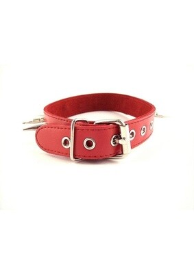 ROUGE SPIKED COLLAR