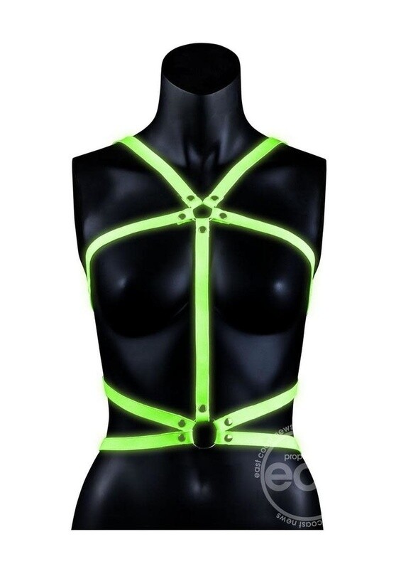 OUCH! BODY HARNESS GLOW IN THE DARK OUCH! BODY HARNESS GLOW IN THE DARK