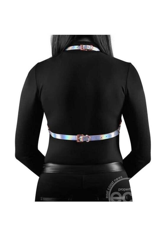 COSMO HARNESS RAINBOW VAMP CHEST HARNESS COSMO HARNESS RAINBOW VAMP CHEST HARNESS