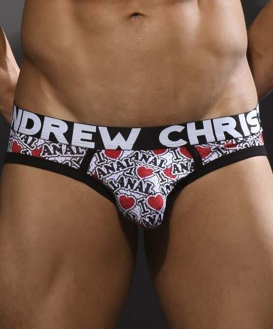 ANDREW CHRISTIAN I LOVE ANAL MESH BRIEF (SALE)