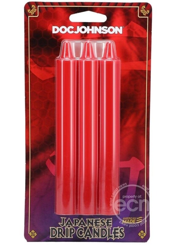 JAPANESE DRIP CANDLES 3  PACK