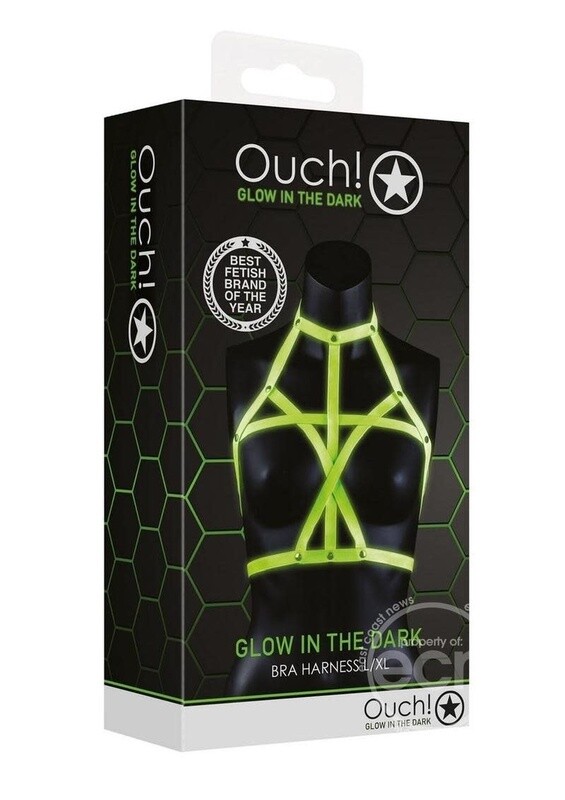 OUCH! BRA HARNESS GLOW IN THE DARK OUCH! BRA HARNESS GLOW IN THE DARK