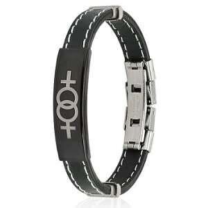 LEATHER DOUBLE FEMALE BRACELET