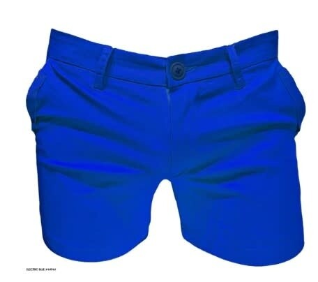 KNOBS CHINO BOOTY SHORTS BLUE