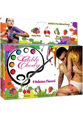EDIBLE BODY PLAY PAINTS ASSORTED FLAVORS