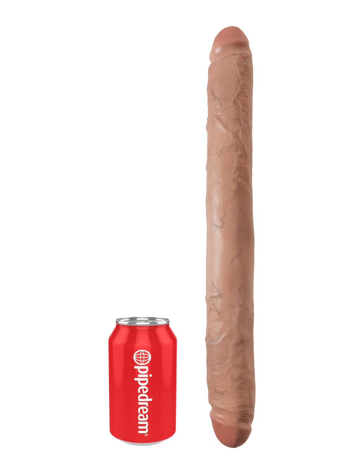 KING COCK 16" THICK DOUBLE TAN