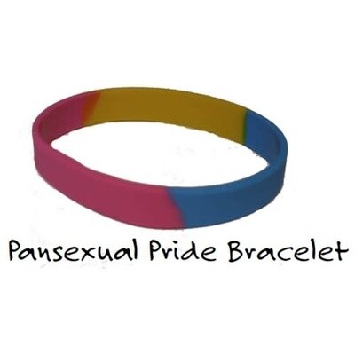 PANSEXUAL PRIDE SILICONE BRACELET