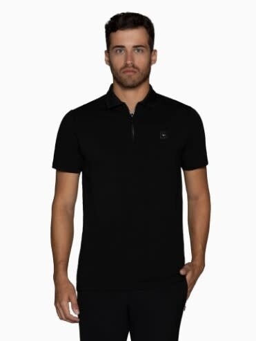 BERTIGO MILAN BLACK JERSEY POLO