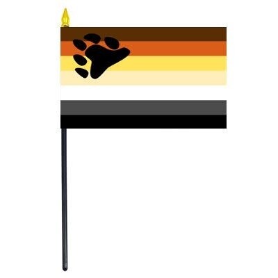BEAR PRIDE 12" X 18" PARADE FLAG
