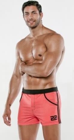 CODE 22 MEDLEY SWIM SHORT CORAL CODE 22 MEDLEY SWIM SHORT CORAL