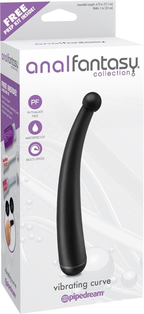 ANAL FANTASY VIBRATING CURVE PROBE 6.75"