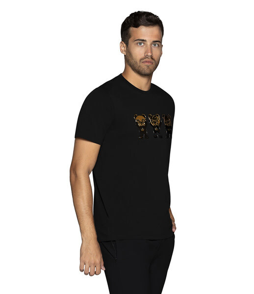 BERTIGO THREE BEARS BLACK T SHIRT