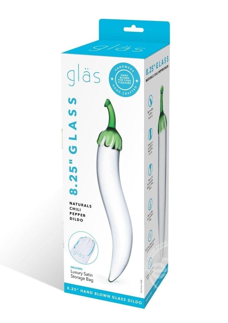 GLAS NATURALS CHILI PEPPER DILDO
