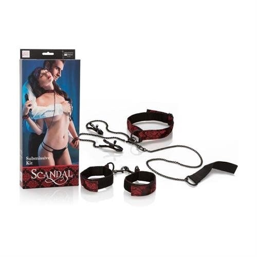 SCANDAL SUBMISSIVE KIT RED & BLACK