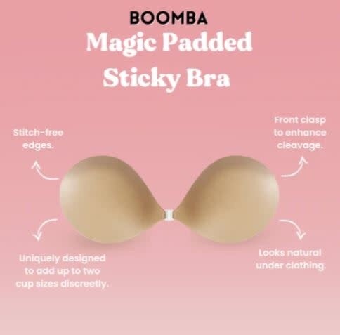 BOOMBA MAGIC PADDED STICKY BRA