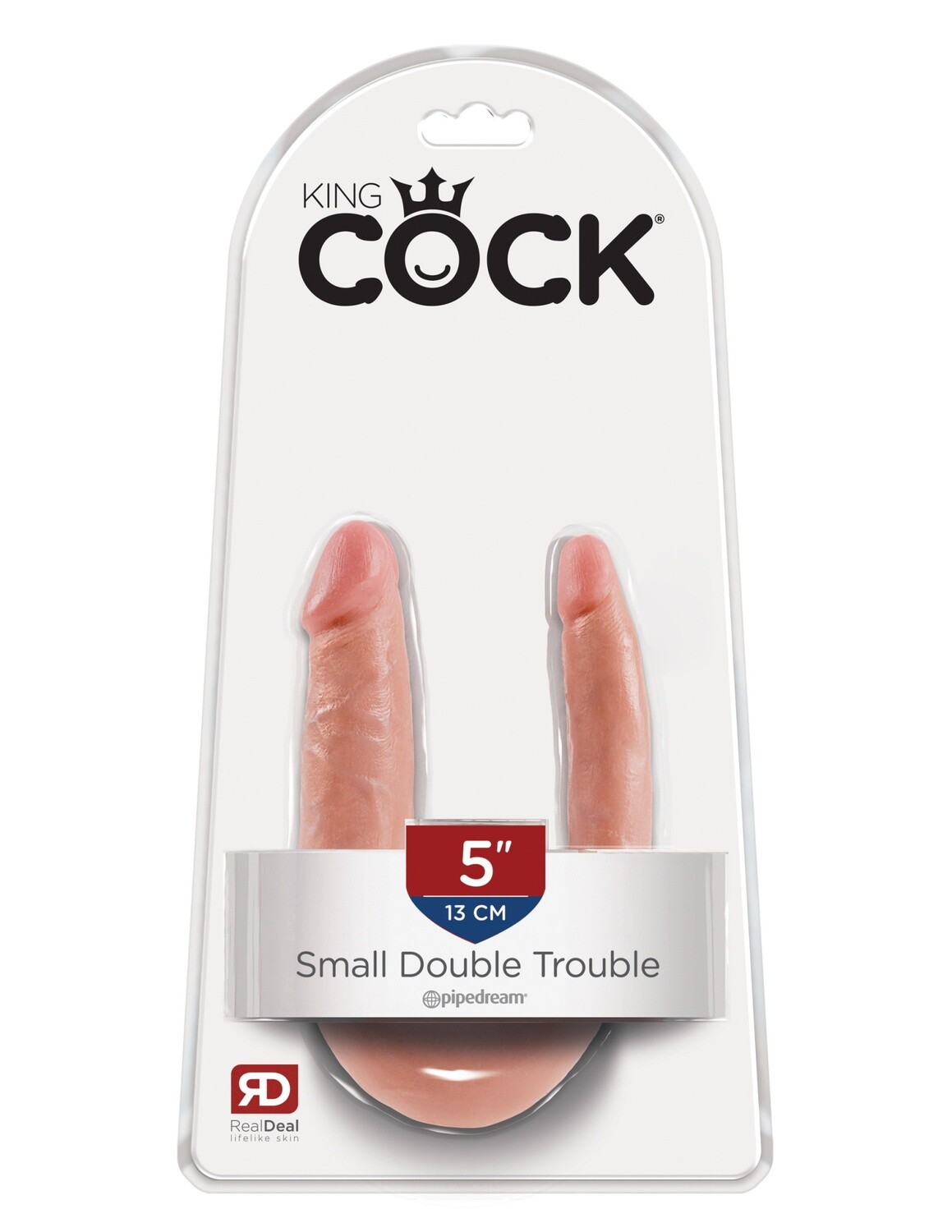 KING COCK DOUBLE TROUBLE SMALL FLESH