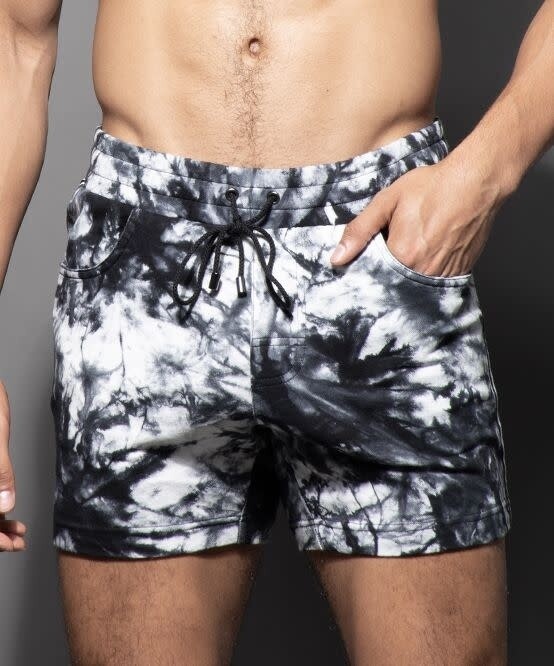 ANDREW CHRISTIAN TIE DYE TRAINING SHORTS