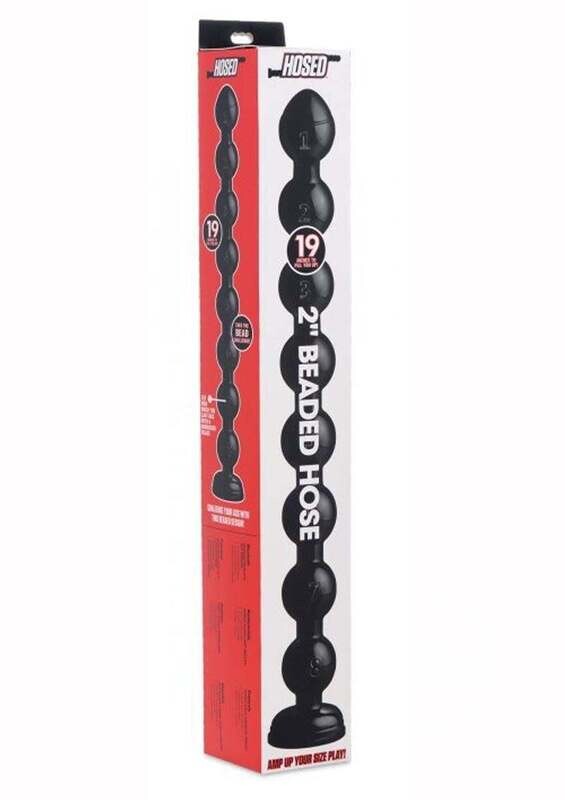 HOSED 2 BEADED 2" ANAL HOSE 19"