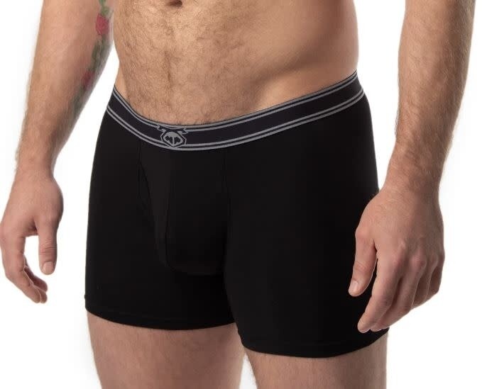 NASTY PIG CORE BOXER BRIEF BLACK/GREY