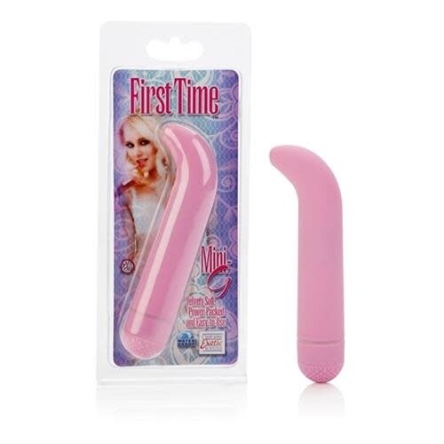 FIRST TIME MINI G G-SPOT VIBRATOR 4.5" PINK
