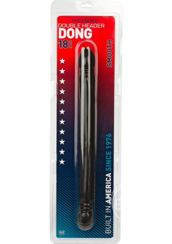 SMOOTH DOUBLE HEADER 18" BLACK
