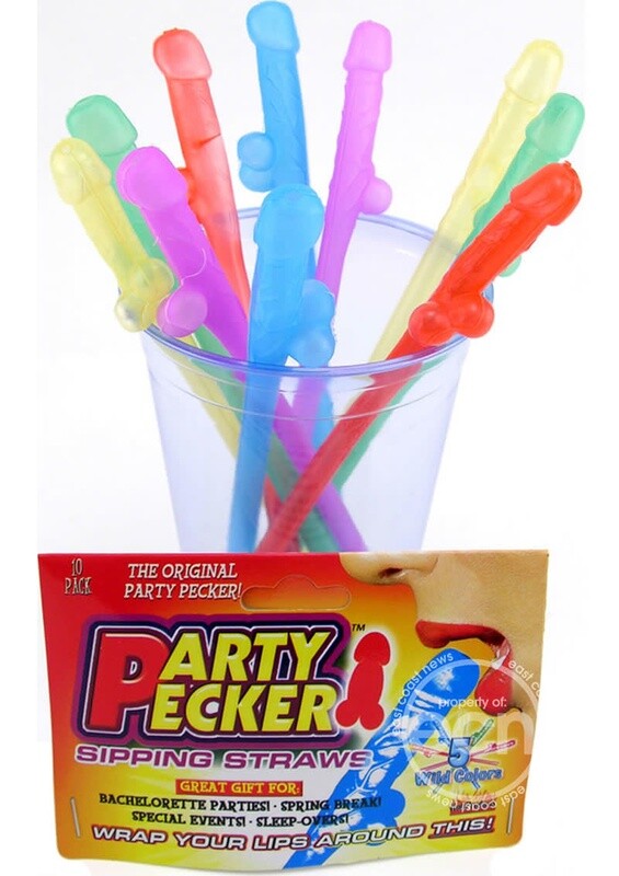 PARTY PECKER NEON 10PK