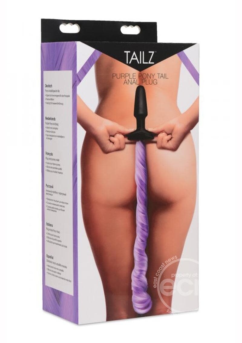 TAILZ PONY TAIL PLUG PURPLE (DISC.)