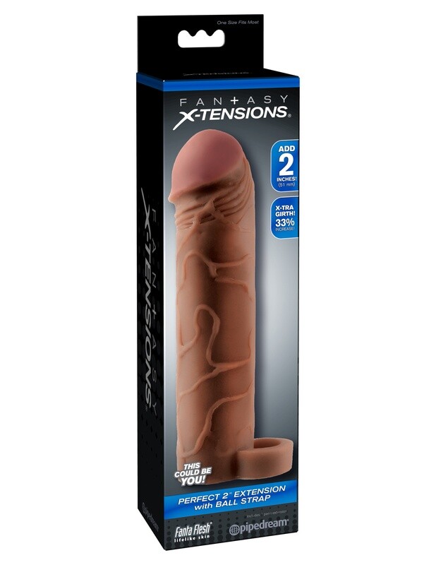 FX PERFECT 2" XTENSION WITH BALLSTRAP BROWN