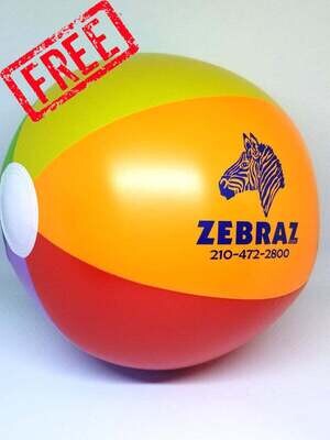 ZEBRAZ BEACH BALL