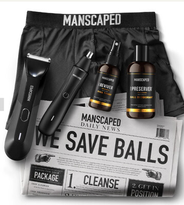 MANSCAPED THE PERFORMANCE PACKAGE 4.0 , UNDERWARE SIZE MEDIUM