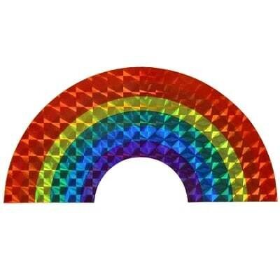 RAINBOW ARCH REFLECTIVE STICKER