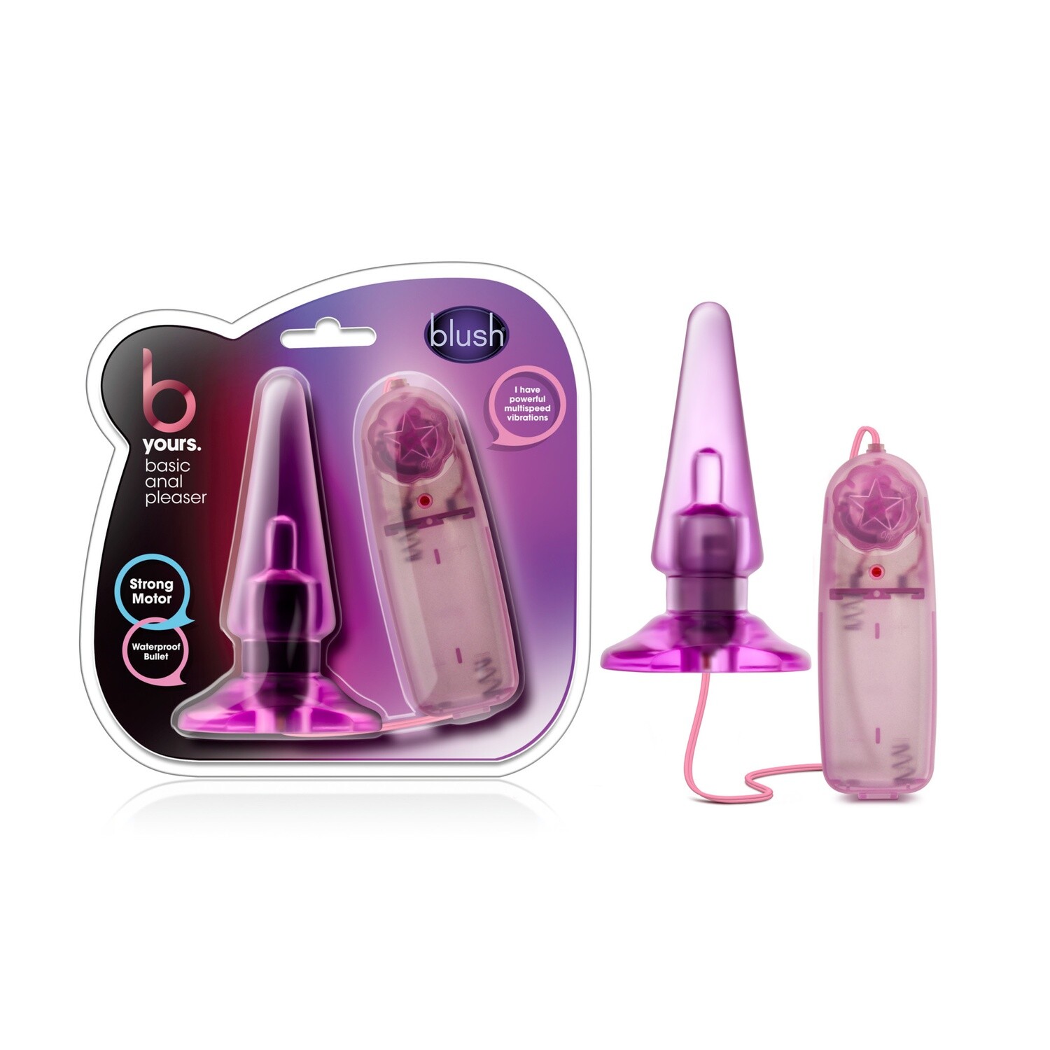 B YOURS BASIC VIBE ANAL PLEASER PINK