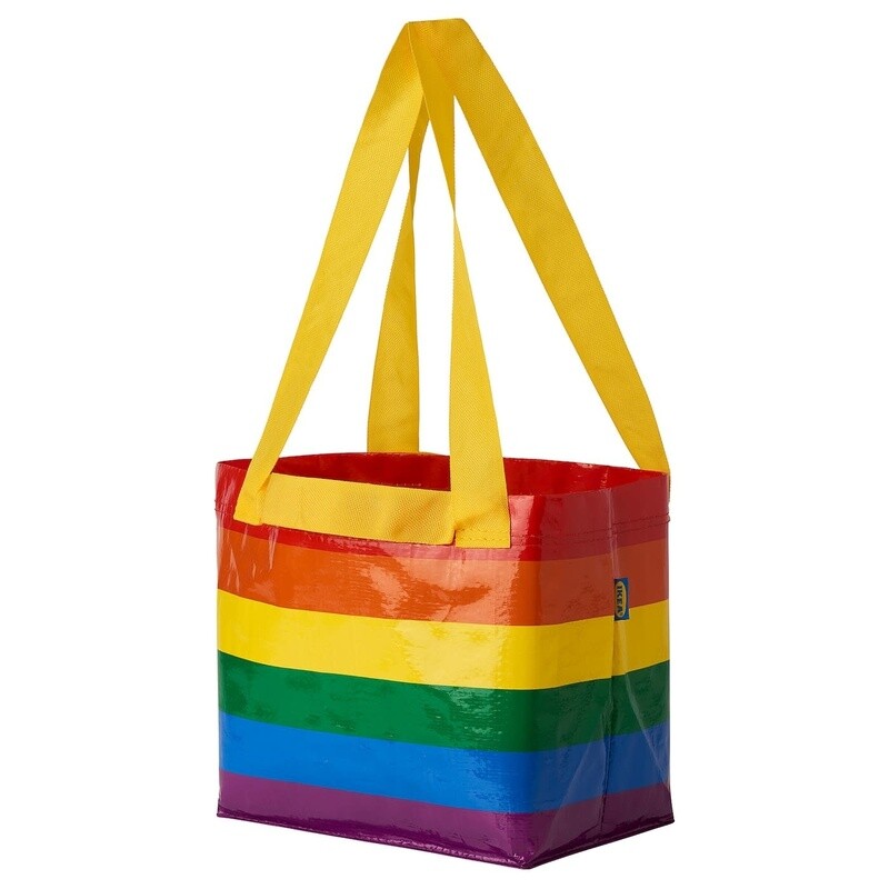REUSABLE RAINBOW SHOPPING BAG SMALL