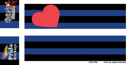 BDSM LEATHER AND FETISH FLAG 5" x 3.75"