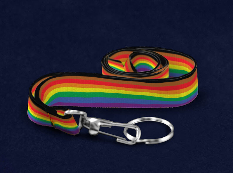 PEOPLE OF COLOR PRIDE LANYARD