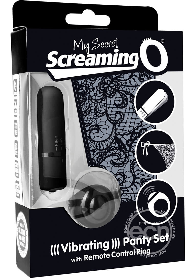 MY SECRET SCREAMING O VIBRATING PANTY BLACK