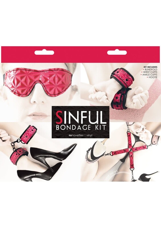 SINFUL BONDAGE KIT PINK