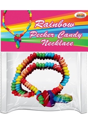 RAINBOW PECKER CANDY NECKLACE