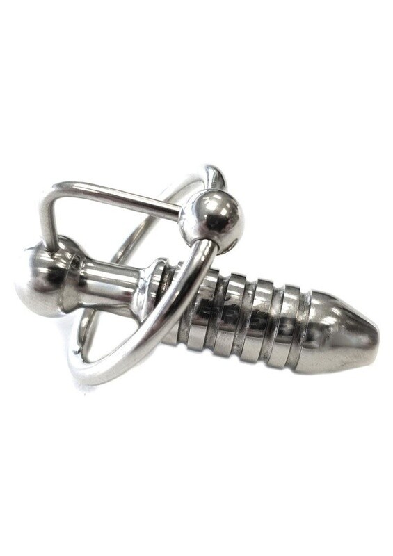 ROUGE STAINLESS STEEL PLAY BEADED URETHRAL PROBE